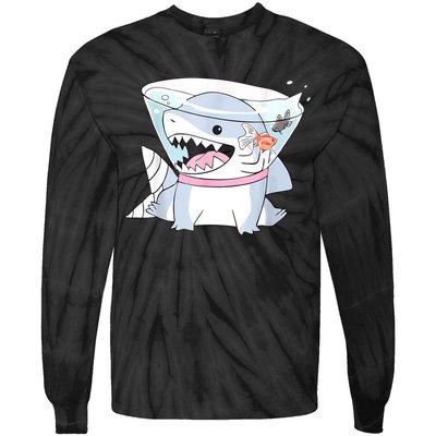Vintage Jeff The Land Shark Tie-Dye Long Sleeve Shirt