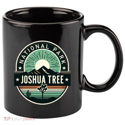 Vintage Joshua Tree National Park Hiking Camping Outdoor Gift 11oz C Handle Ceramic Mug