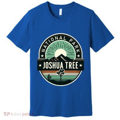 Vintage Joshua Tree National Park Hiking Camping Outdoor Gift Premium T-Shirt