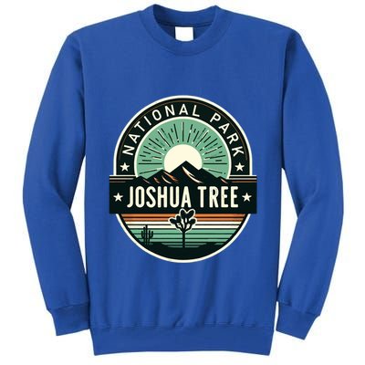Vintage Joshua Tree National Park Hiking Camping Outdoor Gift Tall Sweatshirt