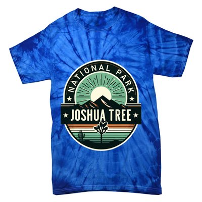 Vintage Joshua Tree National Park Hiking Camping Outdoor Gift Tie-Dye T-Shirt