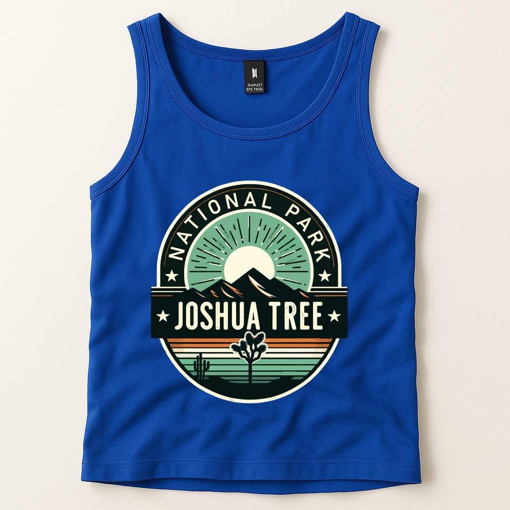 Vintage Joshua Tree National Park Hiking Camping Outdoor Gift Tank Top