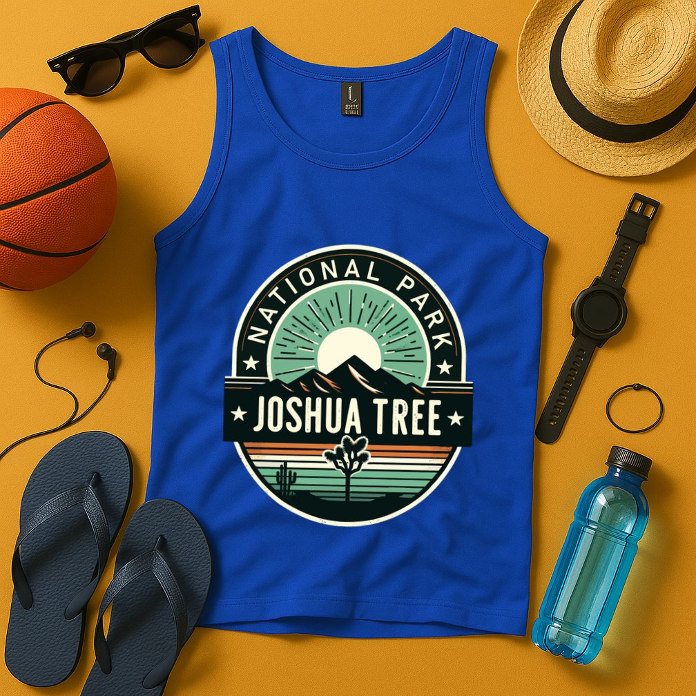Vintage Joshua Tree National Park Hiking Camping Outdoor Gift Tank Top
