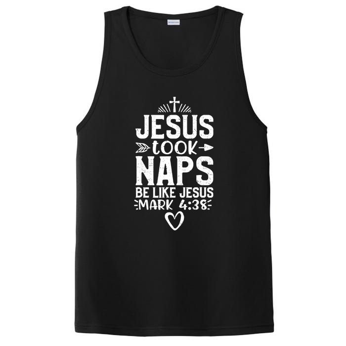 Vintage Jesus Took Naps Be Like Jesus Christian Religious PosiCharge Competitor Tank