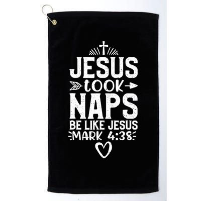 Vintage Jesus Took Naps Be Like Jesus Christian Religious Golf Towel