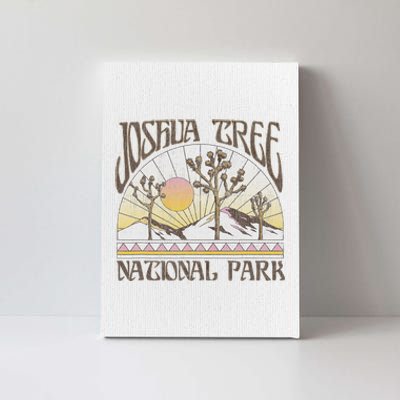 Vintage Joshua Tree National Park Retro Outdoor Camping Hike Canvas