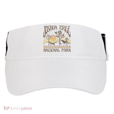 Vintage Joshua Tree National Park Retro Outdoor Camping Hike Adult Drive Performance Visor