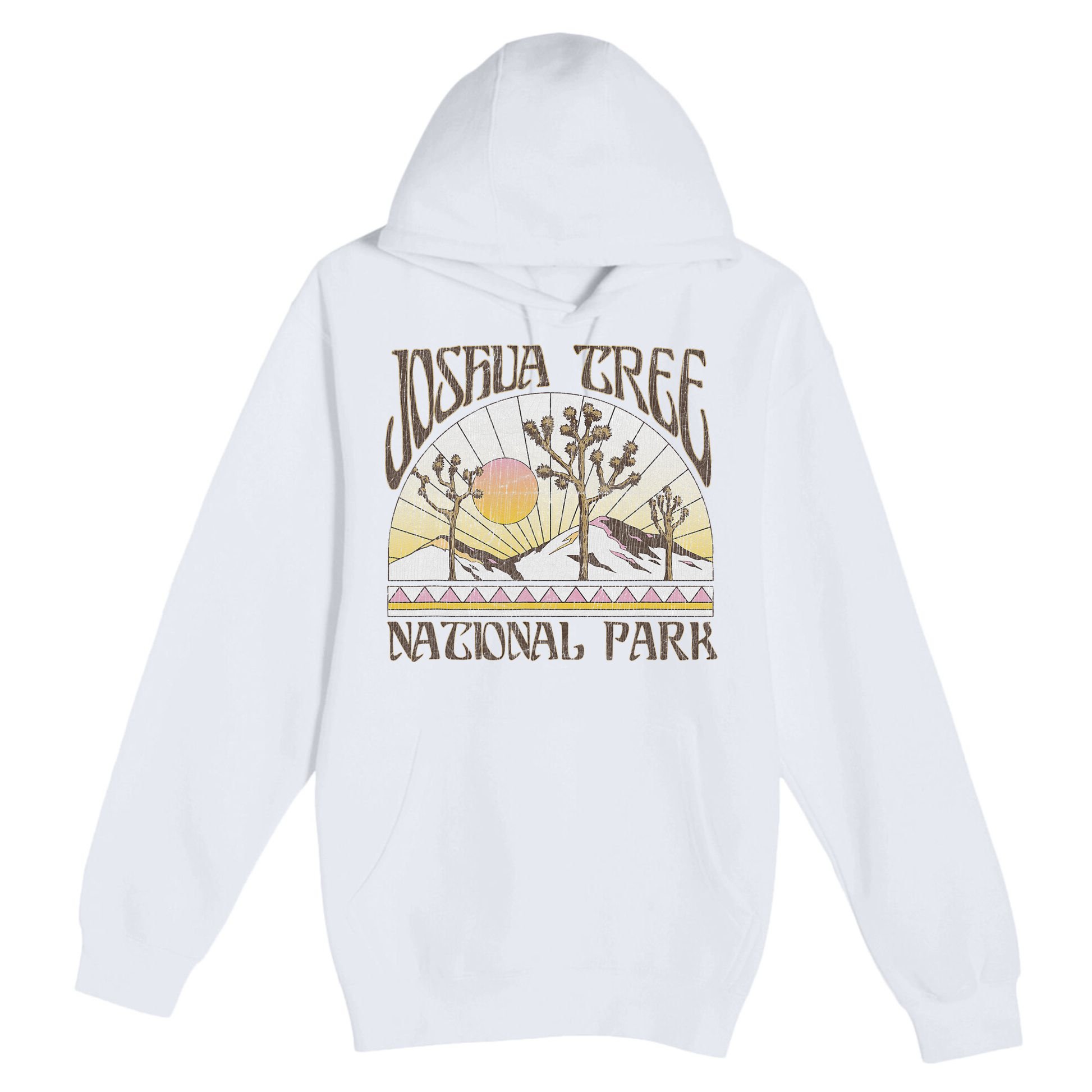 Vintage Joshua Tree National Park Retro Outdoor Camping Hike Premium Pullover Hoodie