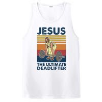 Vintage Jesus The Ultimate Deadlifter Gym Christian Faith PosiCharge Competitor Tank