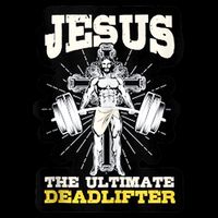 Vintage Jesus The Ultimate Deadlifter Funny Christian Gym Mug