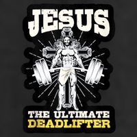 Vintage Jesus The Ultimate Deadlifter Funny Christian Gym Hat