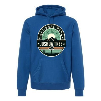 Vintage Joshua Tree National Park Hiking Camping Outdoor Gift Premium Hoodie