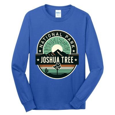 Vintage Joshua Tree National Park Hiking Camping Outdoor Gift Tall Long Sleeve T-Shirt