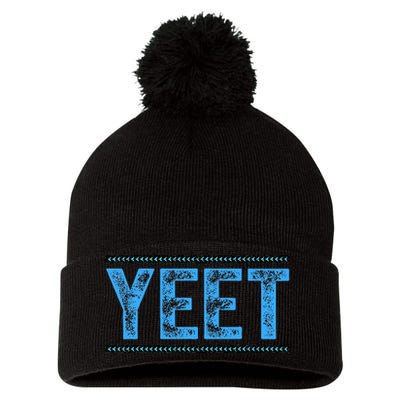 Vintage Yeet Apparel Saying Pom Pom 12in Knit Beanie