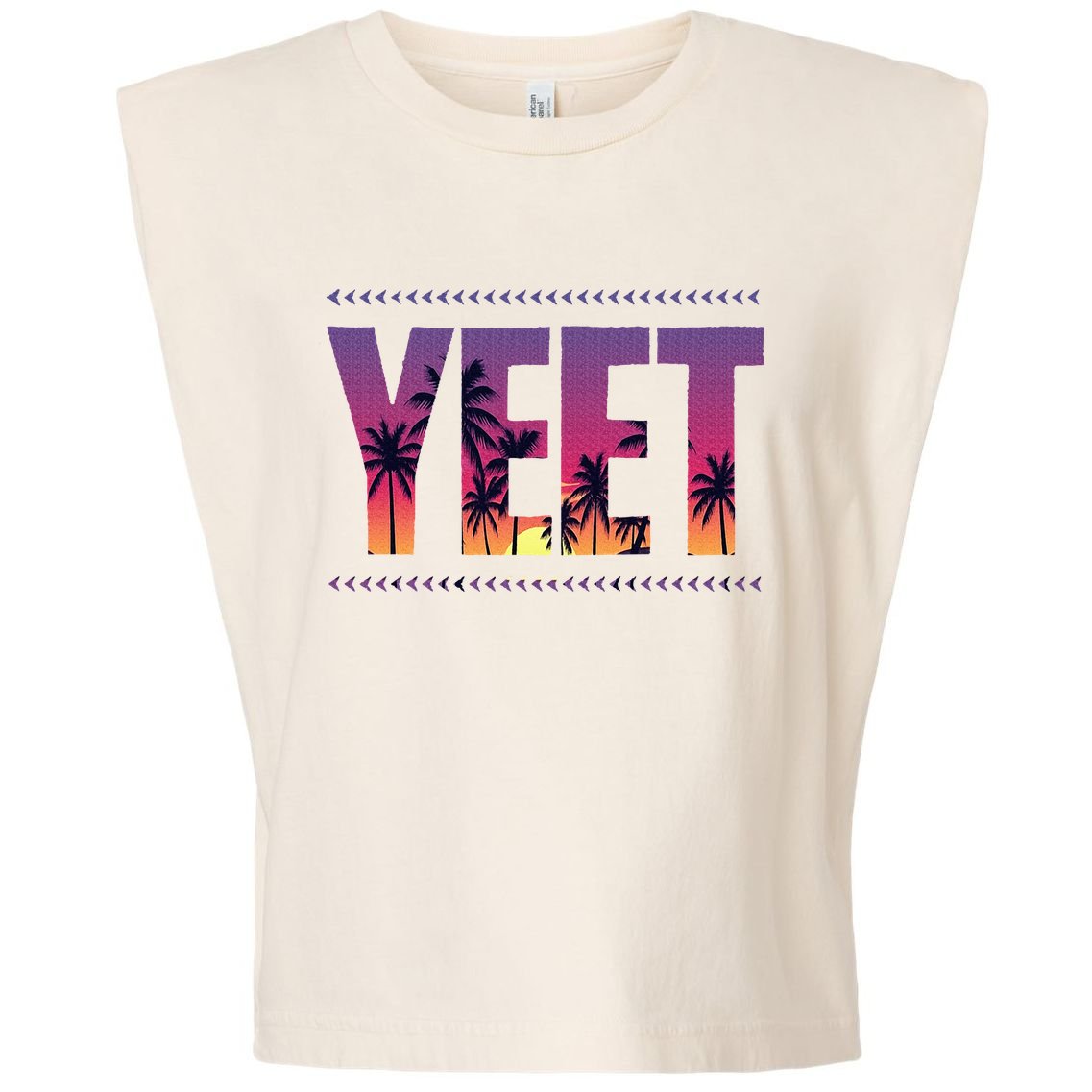 Vintage Yeet Garment-Dyed Women's Muscle Tee