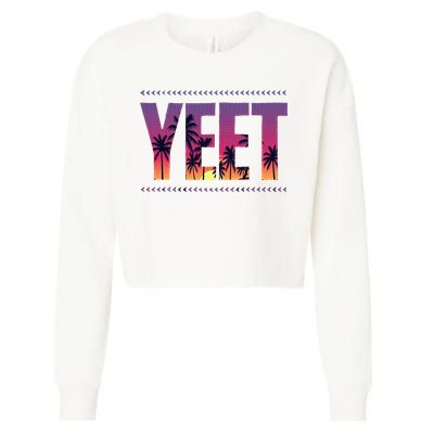 Vintage Yeet Cropped Pullover Crew