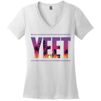 Vintage J.E.Y Uso Yeet Women's V-Neck T-Shirt