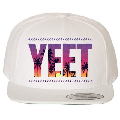 Vintage Yeet Wool Snapback Cap