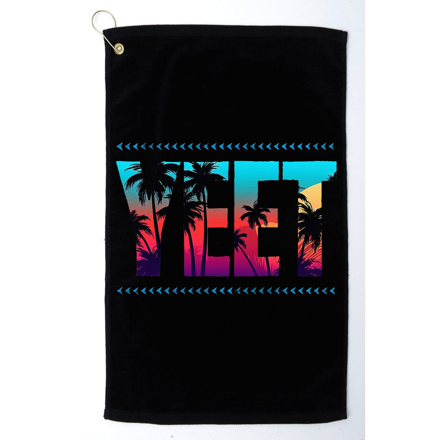 Vintage Yeet Saying Golf Towel