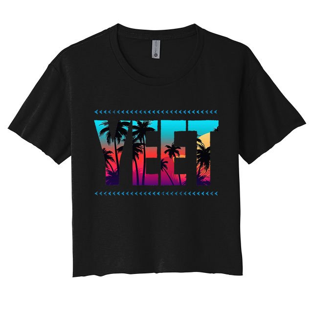 Vintage Yeet Saying Crop Top