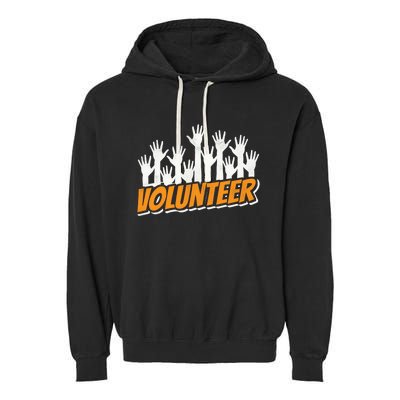 Volunteer Job Unpaid Volunteering Volunteers Gift Garment-Dyed Fleece Hoodie