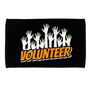 Volunteer Job Unpaid Volunteering Volunteers Gift Microfiber Hand Towel