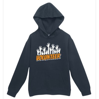 Volunteer Job Unpaid Volunteering Volunteers Gift Urban Pullover Hoodie