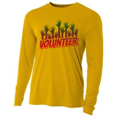 Volunteer Job Unpaid Volunteering Volunteers Gift Cooling Performance Long Sleeve Crew