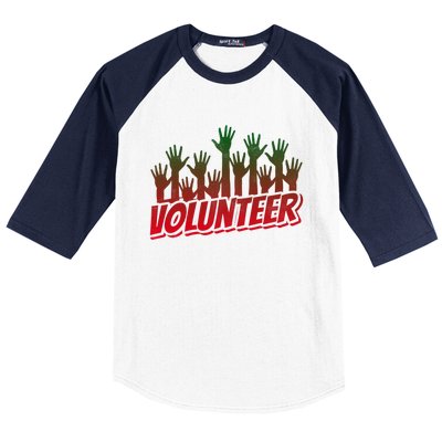 Volunteer Job Unpaid Volunteering Volunteers Gift Baseball Sleeve Shirt