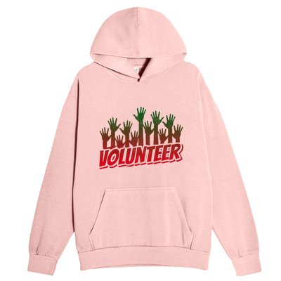 Volunteer Job Unpaid Volunteering Volunteers Gift Urban Pullover Hoodie