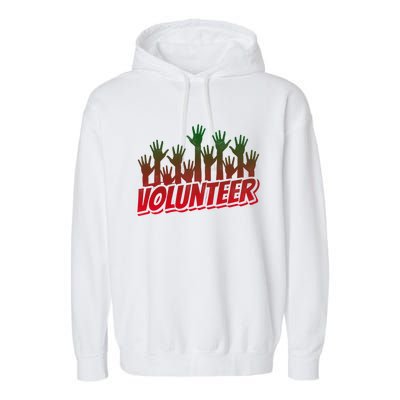 Volunteer Job Unpaid Volunteering Volunteers Gift Garment-Dyed Fleece Hoodie