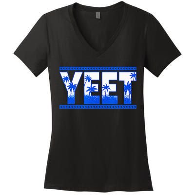 Vintage Y.E.E.T Women's V-Neck T-Shirt