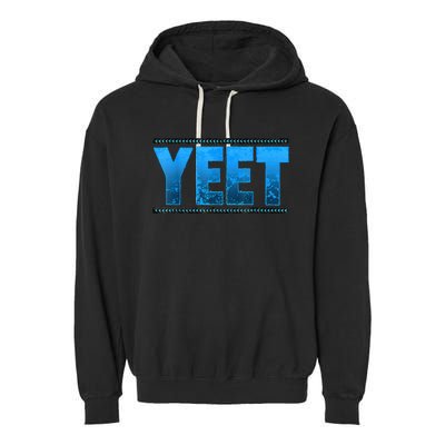 Vintage J.E.Y U.S.O Yeet Apparel Saying Garment-Dyed Fleece Hoodie