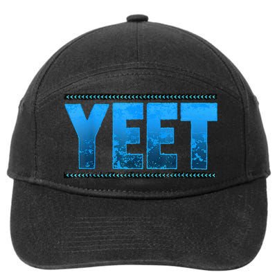 Vintage Yeet Apparel Saying 7-Panel Snapback Hat