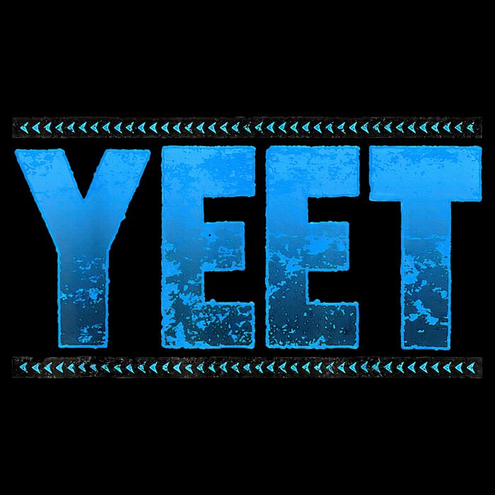 Vintage Yeet Apparel Saying Flatbill Hat