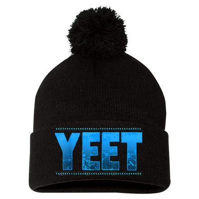 Vintage Yeet Apparel Saying Pom Pom 12in Knit Beanie