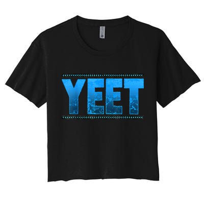 Vintage Yeet Apparel Saying Crop Top