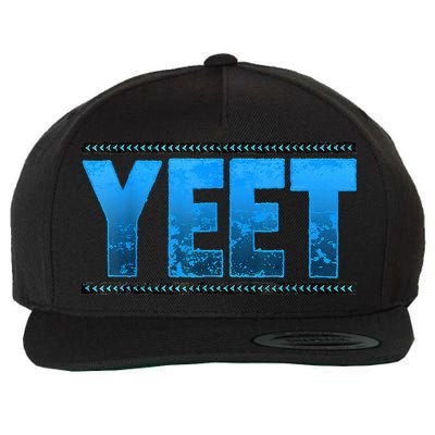 Vintage Yeet Apparel Saying Wool Snapback Cap