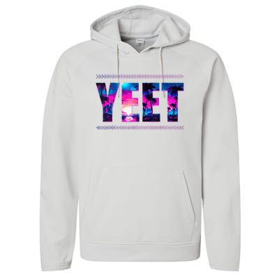 Vintage J.E.Y.U.S.O Yeet Apparel Saying Funny Performance Fleece Hoodie