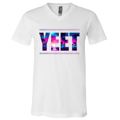 Vintage J.E.Y.U.S.O Yeet Apparel Saying Funny V-Neck T-Shirt