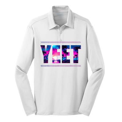 Vintage J.E.Y.U.S.O Yeet Apparel Saying Funny Silk Touch Performance Long Sleeve Polo