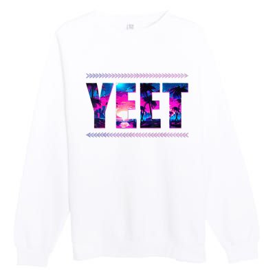 Vintage J.E.Y.U.S.O Yeet Apparel Saying Funny Premium Crewneck Sweatshirt