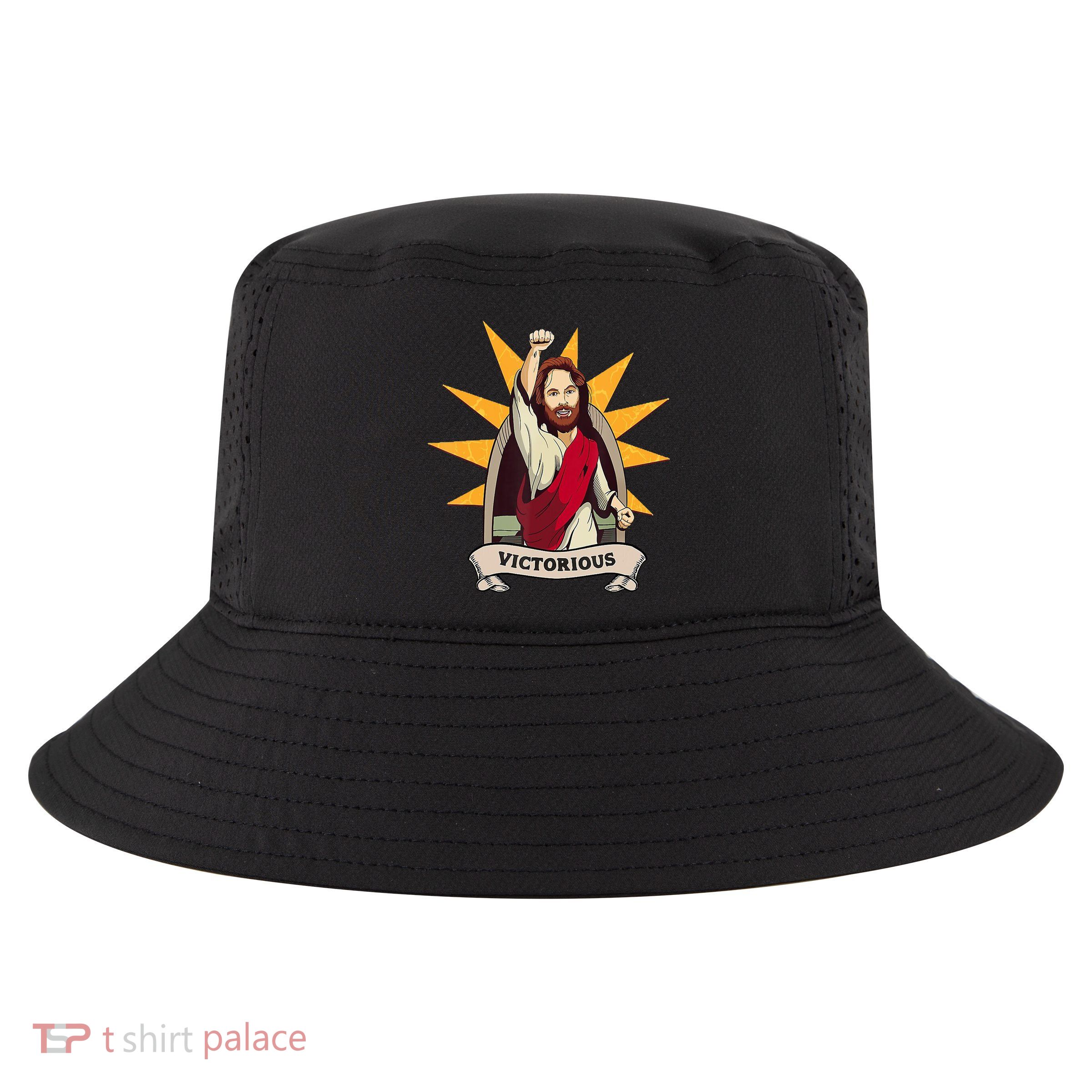 Victorious Jesus Cool Comfort Performance Bucket Hat