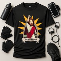Victorious Jesus Cooling Performance Crew T-Shirt