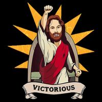 Victorious Jesus Cooling Performance Crew T-Shirt