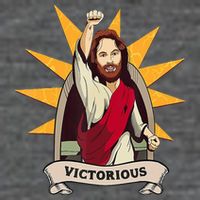 Victorious Jesus Flexfit Unipanel Trucker Cap