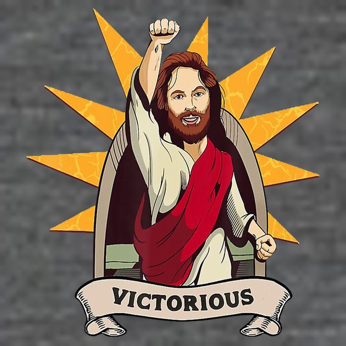 Victorious Jesus Flexfit Unipanel Trucker Cap