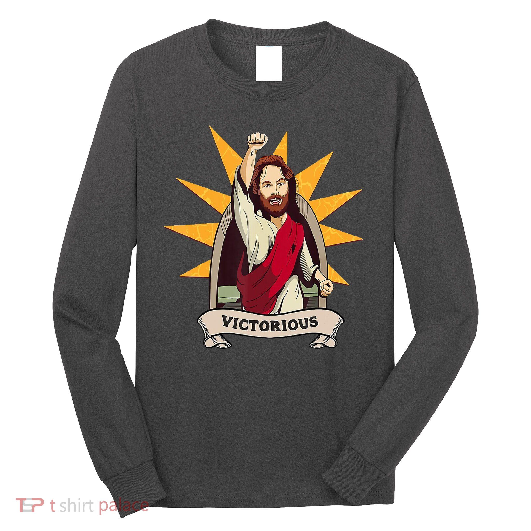 Victorious Jesus Long Sleeve Shirt