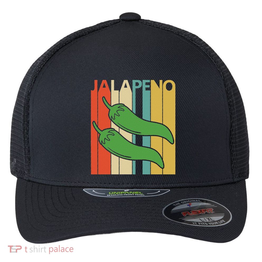 Vintage Jalapeno Flexfit Unipanel Trucker Cap
