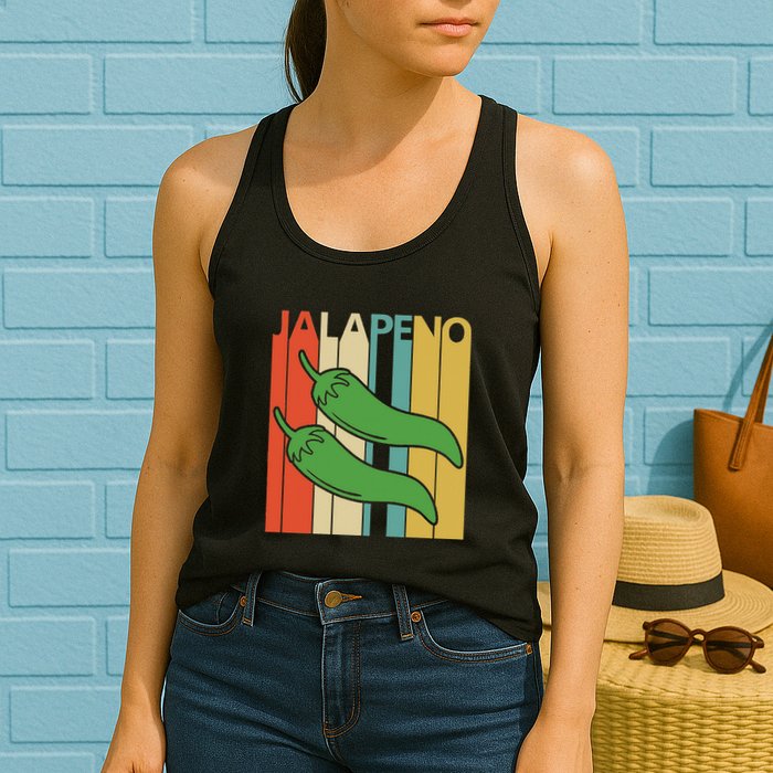 Vintage Jalapeno Womens Tank Top